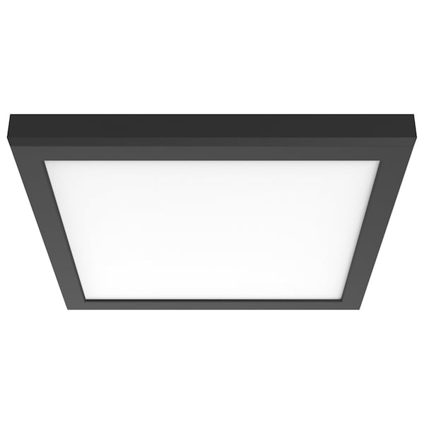 Nuvo Blink Pro Plus 19.5W 12 in. Surface Mount LED CCT Select 90 CRI Black 120/277V Square 62/1789 - main